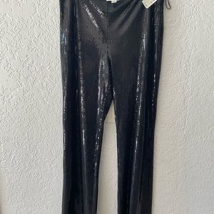 Chetta B Black Sequin Trousers